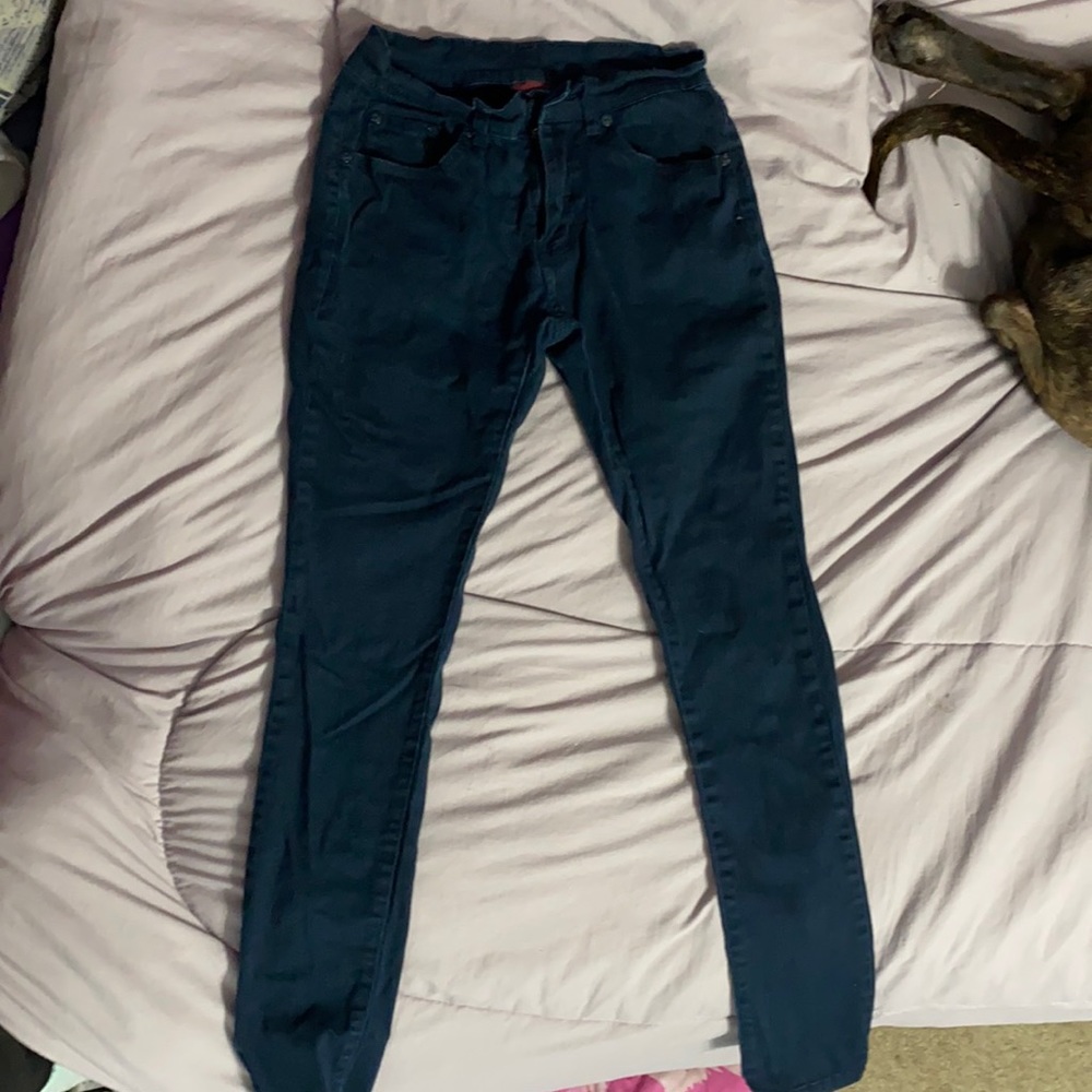 Navy Blue School Jeans